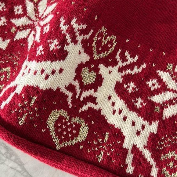 Heirloom red Christmas sweater dress 18M - Picture 2 of 5
